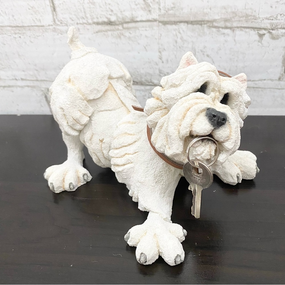 2003 A BREED APART #70038 Westie w/ Key “Brutus” Terrier Dog Sculpture Figurine